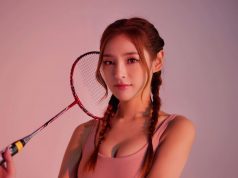 高妹陳楨怡性感look打羽毛球(多圖) 網友我都想同佢打波!!!