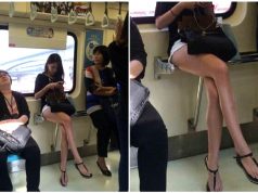 (百看不厭)台灣捷運上性感神腿妹,雙腿竟可美到反光 網民:每日都要睇一次