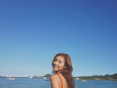 jumbo tsang曾淑雅穿性感泳衣行瀑布(多圖) 網友:身材比例一流!!!