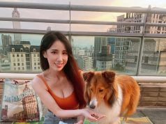 瑤瑤身穿橙色緊身背心曬big爆身材(多圖) 網友今個中秋節好開心