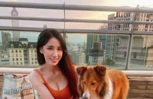 瑤瑤身穿橙色緊身背心曬big爆身材(多圖) 網友今個中秋節好開心