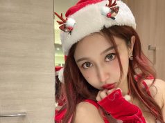 正妹樂宜無懼寒冷穿性感服裝賀聖誕(多圖) 網友:真的好GFABLE