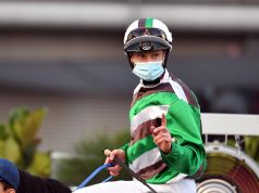 星期日墮馬受傷的潘頓尋日已出院,今早更已在晨操亮相!!! 網友:見到佢冇事都放心D!