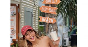 日本黑肉女神橋本梨菜性感比堅尼照(多圖) 網友:呢個日本妹BODY係世界級!!!