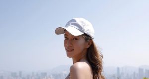 傅嘉莉穿性感瑜珈服行山大曬美好身材(多圖)