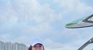 jumbo tsang曾淑雅海上大曬完美長腿(多圖) 網友:夏天為大地帶來美腿