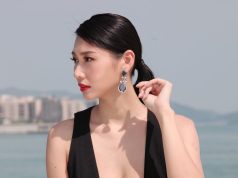 莊韻澄穿超低胸晚裝大曬完美身材(多圖)