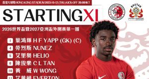 2026世界盃及2027亞洲杯外圍賽:中國香港4:0不丹(有片睇)